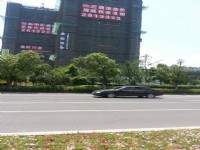 施工中的汇金广场